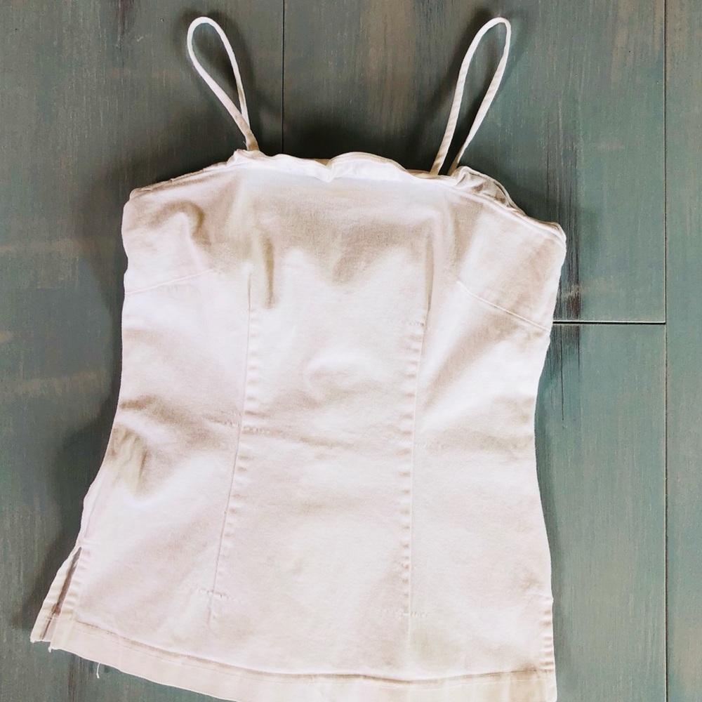 Maria Gabrielle New York White ruffles top